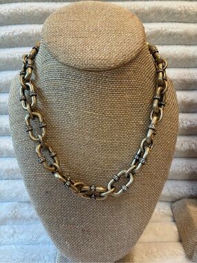 Chloe + Isabel Endless Pavé Chainlink Necklace retail $88